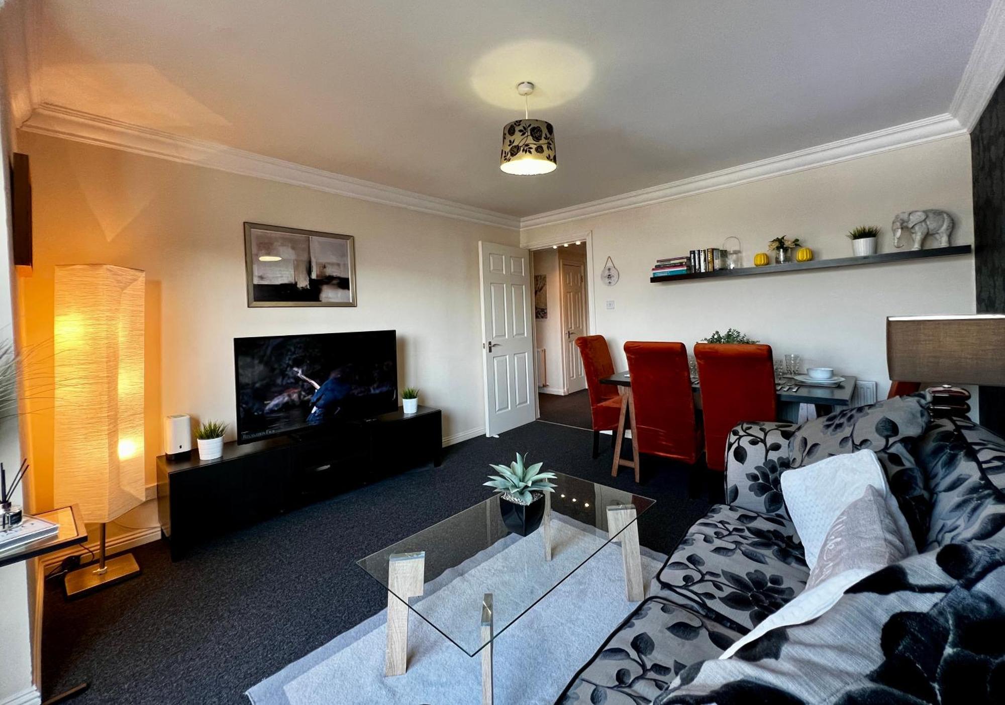 Stylish Modern Flat With Juliet Balcony & Parking Apartamento Glasgow Exterior foto