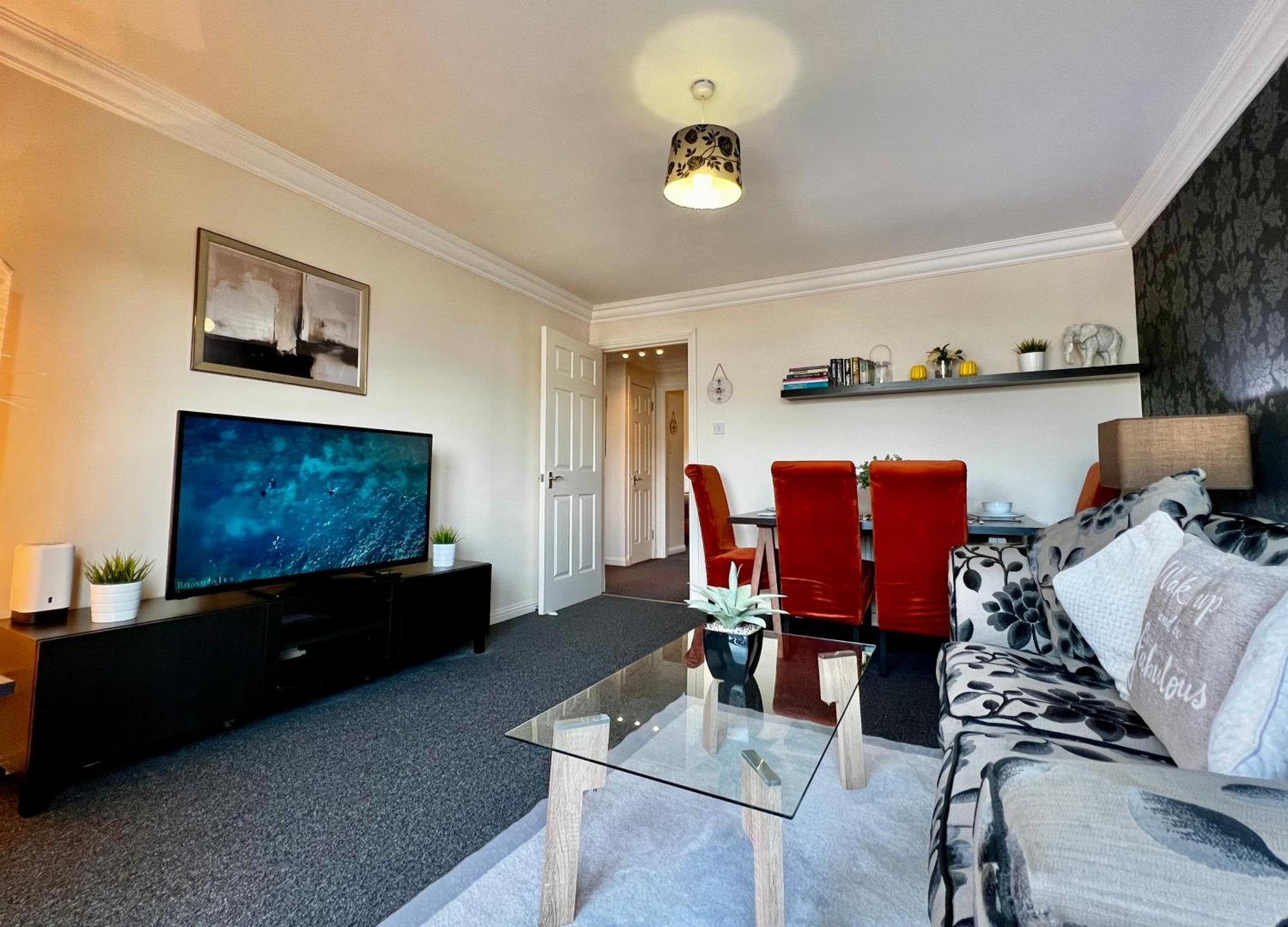 Stylish Modern Flat With Juliet Balcony & Parking Apartamento Glasgow Exterior foto
